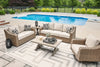 Fire Island Mist Outdoor 59&quot; Love Seat