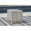 St Barts Open Weave  22&quot; Square Side Table