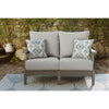 Poly Grey Outdoor 54&quot; Loveseat