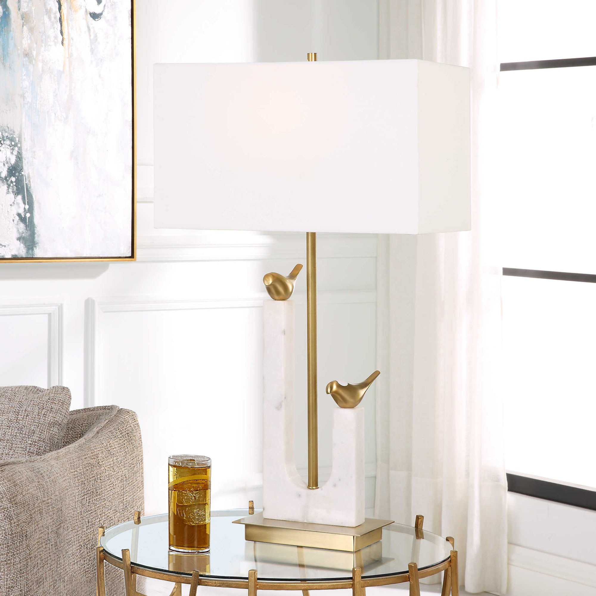 Songbirds 30" Table Lamp