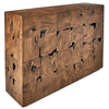 Teak Cubes 49&quot; Console