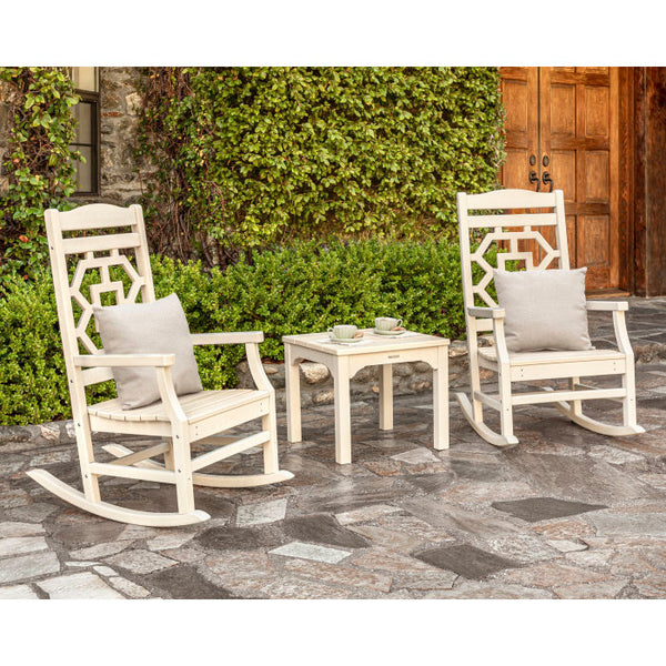 Polywood white best sale outdoor rocking chair