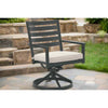 Coronado Outdoor Swivel Rocker Dining Chair