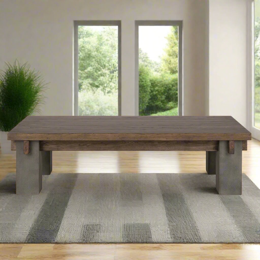 Dallas 66" Rectangular Coffee Table