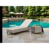 Naples Outdoor Sling Pool Chaise with Cushion