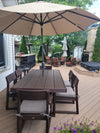 POLYWOOD Edge Outdoor Dining Table 78&quot; x 40&quot;