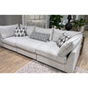 Flange 125&quot; Modular Sofa 3-Pc Oversized in Pewter or Natural