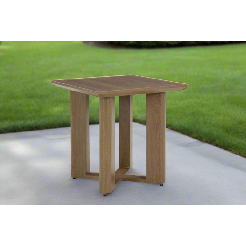 RH Curve 23" Outdoor Square End Table