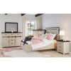 Loft 3-Pc Panel Bedroom Set in Vintage  White