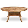 Komodo Teak 70&quot; Outdoor Dining Table w Built-in Lazy Susan Round