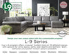 Craftmaster Customizable Leather  L-9 Sectional