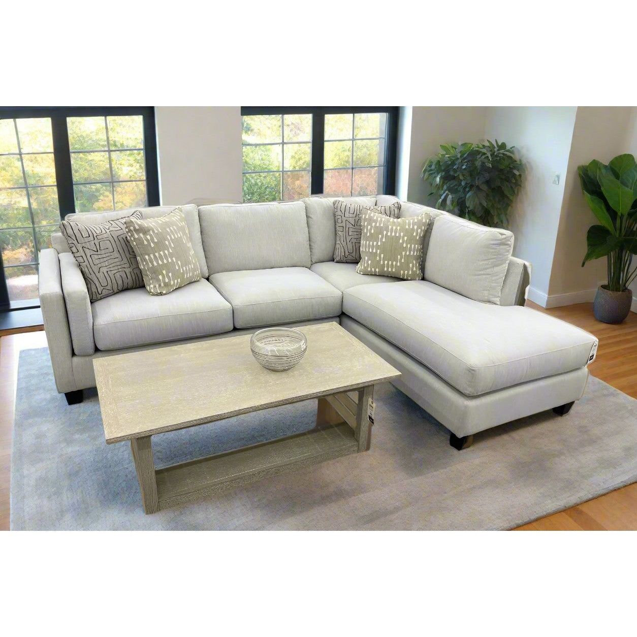 Loft Sectional Organic Natural 2-Pc Bumper Set