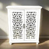 Lunar Carved White Sideboard 40&quot; 2-Door