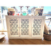 Monica 60&quot; 3-Door Sideboard Handcarved