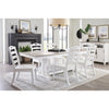 Napa White 7-Pc Trestle Dining Set (76-94&quot;)