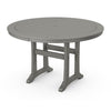 POLYWOOD 48&quot; Round Outdoor Table - NAUTICAL Style  Dining, Counter or Bar Height