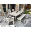 POLYWOOD 73&quot; Outdoor Dining Tables - Nautical Style