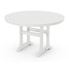 POLYWOOD 48&quot; Round Outdoor Table - NAUTICAL Style  Dining, Counter or Bar Height