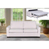 Sleeper Sofa in Nomad Snow 79&quot; Queen Easy Open Pop-Up With Cool Memory Foam Mattress