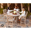 POLYWOOD 48&quot; Round Outdoor Table -Farmhouse Style  Dining, Counter or Bar Height