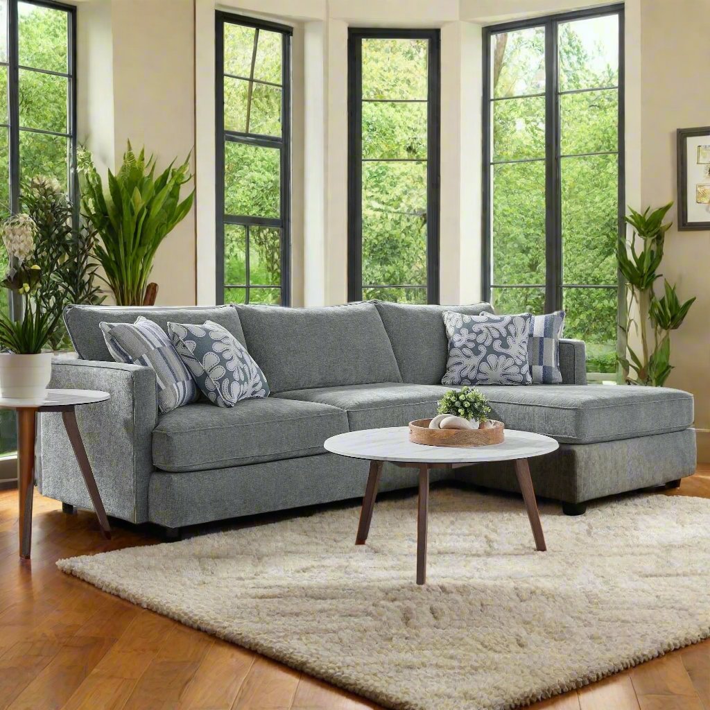 Big gray sofa online