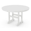 POLYWOOD 48&quot; Round Outdoor Table -Farmhouse Style  Dining, Counter or Bar Height