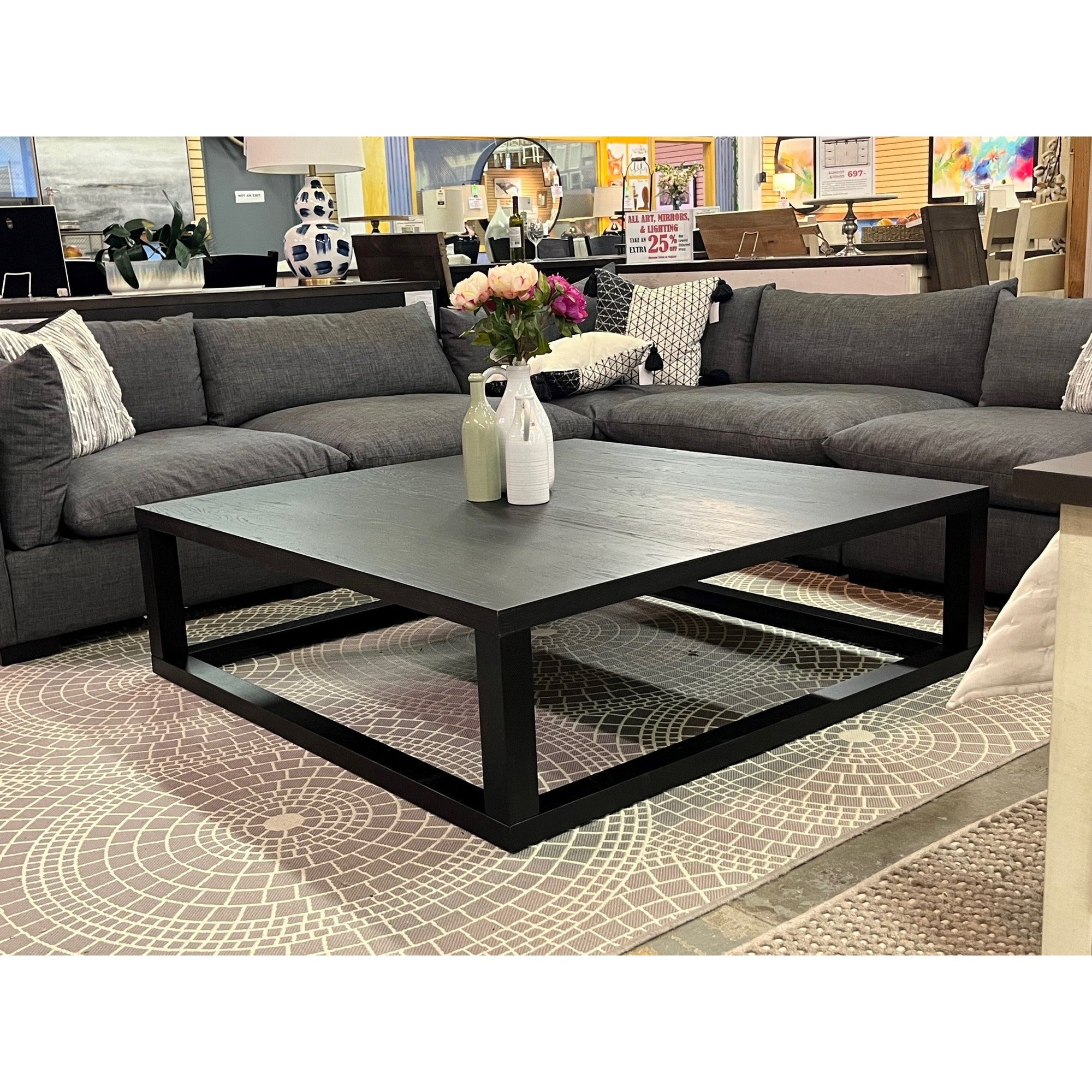 Rowe Furniture's Grove 54"  Square Coffee Table