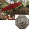 Treasure Garden 13 ft Outdoor Patio Umbrella with Lux Lighting, Octagonal Cantilever with Fixed Base or Rolling  Base*