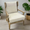 Wiley Flax Wood Accent Chair