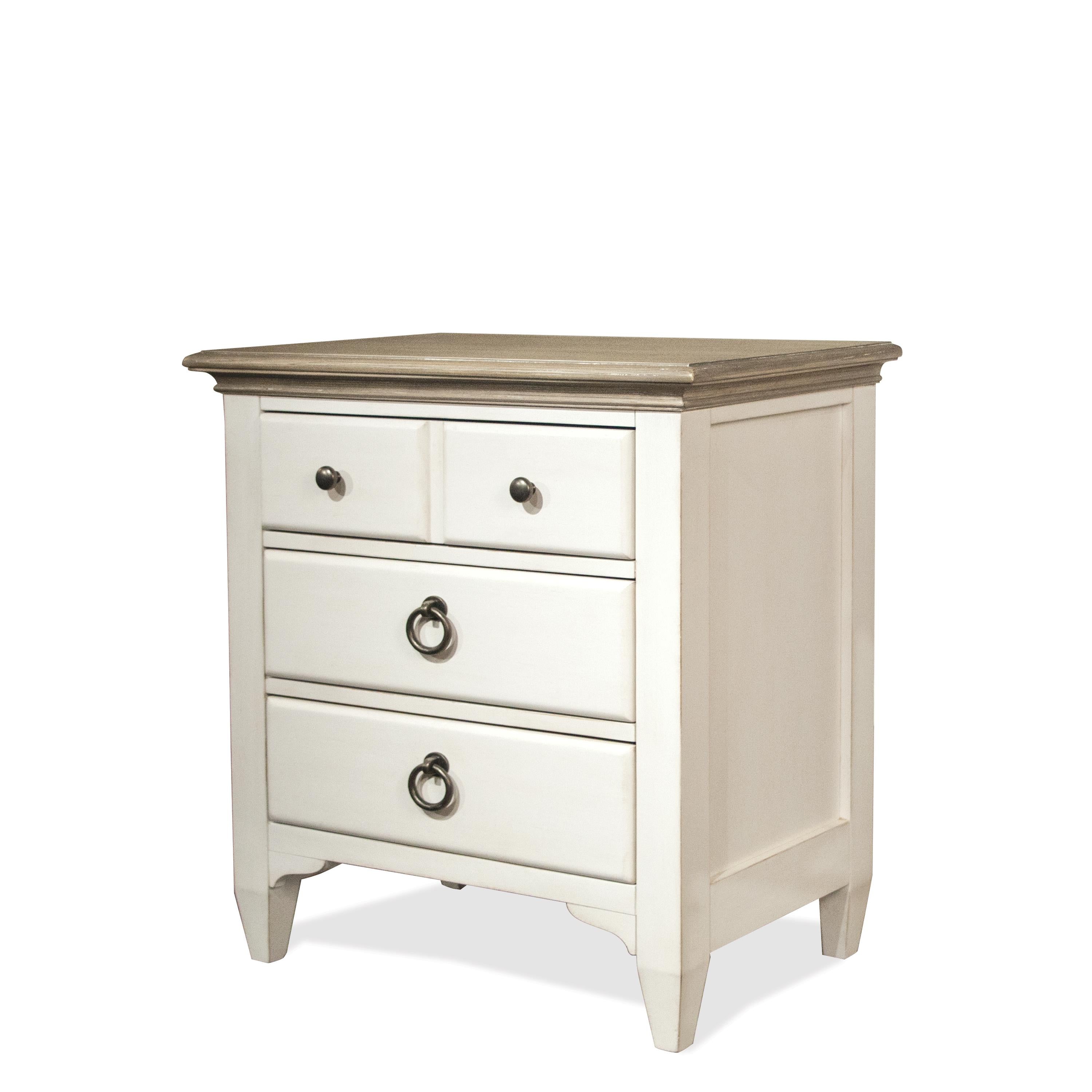 Charleston 3-Drawer Nightstand - peter andrews